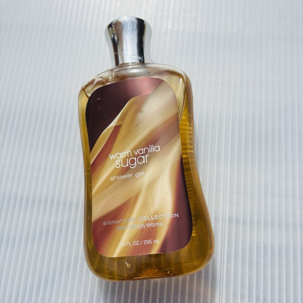 BATH & BODY WORKS  Signature Collection Warm Vanilla Sugar Shower Gel 10oz New